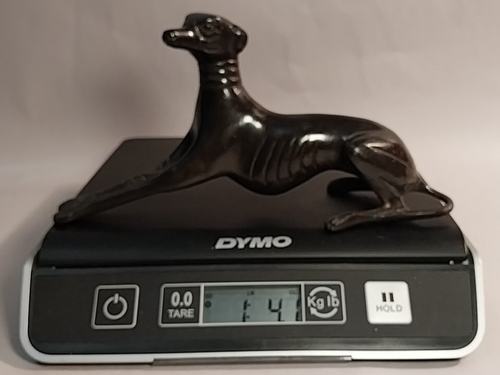 VTG 8" Stunning Bronze Greyhound Sculpture - Wonderful Patina Amazing Condition! - Picture 12 of 15