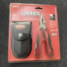 Urrea 18675 Folding Multi-Function Tool - 7 Inches Long - 15 Functions in 1 Tool