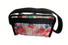 LeSportsac multicolor FLORAL cross body med camera Hawaiian handbag-nwot