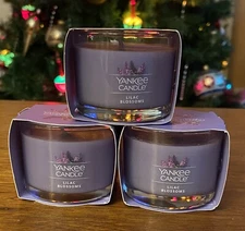 Yankee Candle Lilac Blossoms 1.3 Oz  Mini Candles 3 Pack