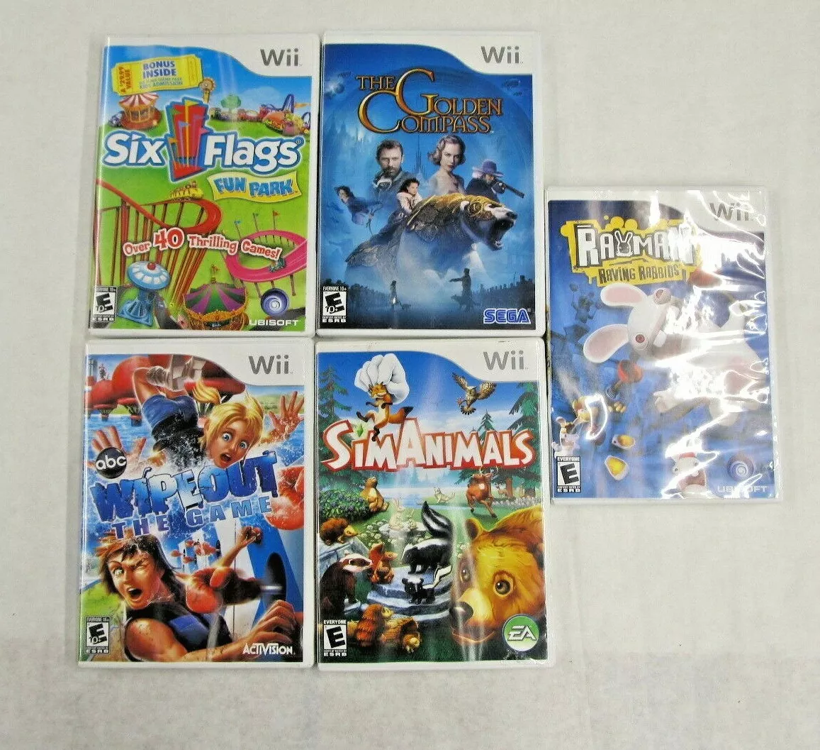 Nintendo Wii Game Lot Of 8 Preowned Games Ubisoft Activision With