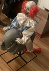 Spirit Halloween Rocking Elephant Clown No Box Retired Animated Halloween Prop — photo 3