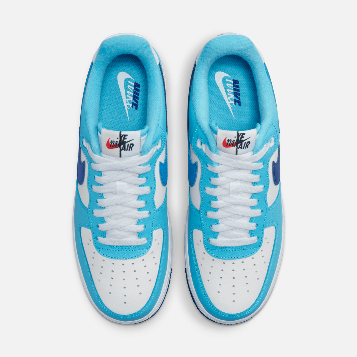Nike Air Force 1 ブルー/ホワイト 25cm Nike Air Force 1 07 LV8 'Split Light Photo Blue' White