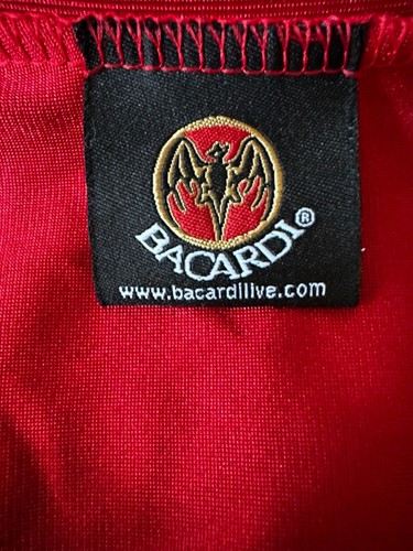 Barcardi #62 Drink Responsibly Football Activewear Jersey (L) Black & Red - Picture 2 of 8