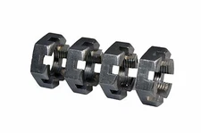 (Qty 4) 1"-14 6-Slot Spindle Castle Nut for 2k - 7k Dexter Alko Trailer Axles