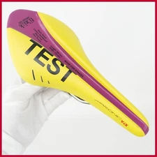 NOS FIZIK ARIONE VSX TEST YELLOW VINTAGE SADDLE SEAT RACING ROAD BICYCLE BIKE