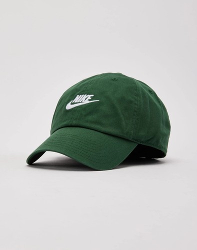 NEW Nike Size M/L Club Unstructured Futura Wash Cap Green White Hat FB5368 323