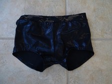 DISCOUNT DANCE BLACK BOY CUT BOOTY BOOTIE SHORTS NYLON DANCE child medium 8-10