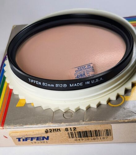 Tiffen 82mm 812 Warming Light Balancing Glass Lens Filter USA 82 mm Old Stock - Picture 1 of 7