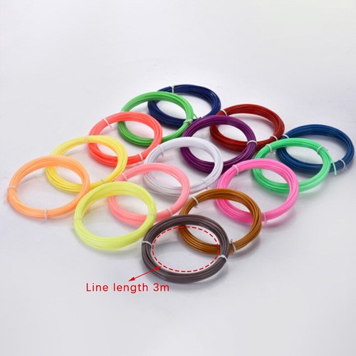 3D Pen Filament 12 Colors 1.75Mm 3m Per Color 3D Printing Materials AT - Afbeelding 3 van 12
