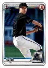 2020 Bowman Draft Daxton Fulton 1st Bowman RC #BD-131 Miami