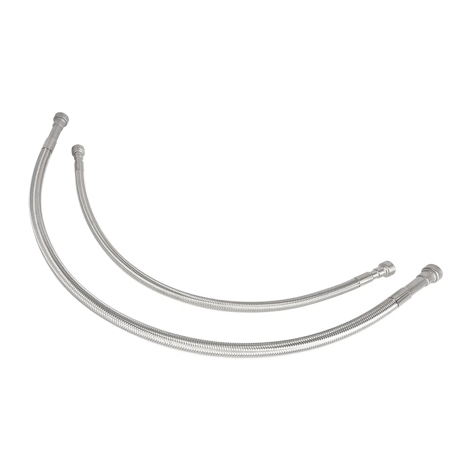 Mangueras de tanque de combustible para GMC Sierra 2500HD 3500HD 2001-10 6,6 L Duramax par de acero inoxidable Foto 2 de 4