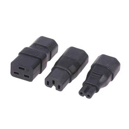 IEC320 Convert Connector UPS PDU Male To Female EU US Power Plug Adapter Socket