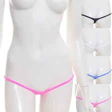Extreme Low-rise Thong Panties Thin and Sheer Nice Texture made in Japan T435