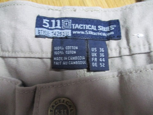 5.11 Tactical Stryke EMS Pants Unhemmed Mens 36 Tan Khaki - Picture 5 of 11