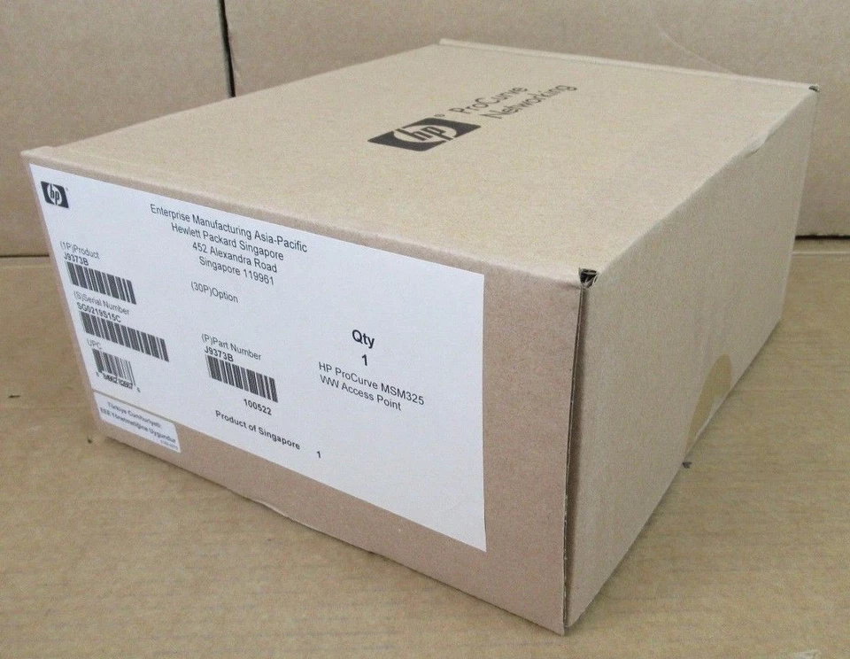 New HP ProCurve MSM325 Access Point (WW) PoE J9373B Wireless Access Point - Image 2 of 4