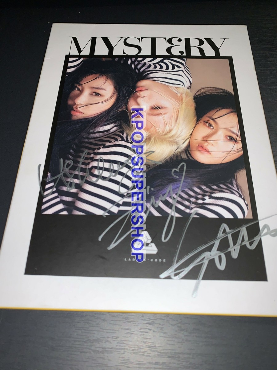 Ladies' Code Single Album Myst3ry Autographed Signed CD Mystery