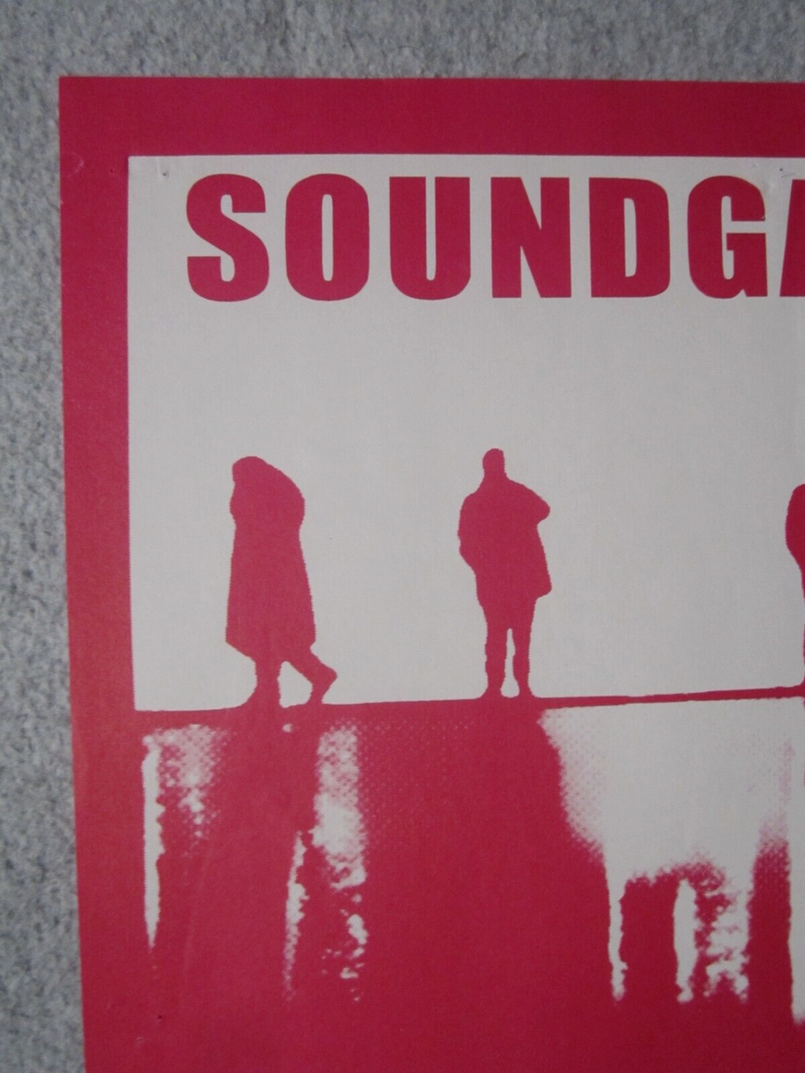 Soundgarden Poster 1996 ORG Concert Show Flyer w/ Rocket From The