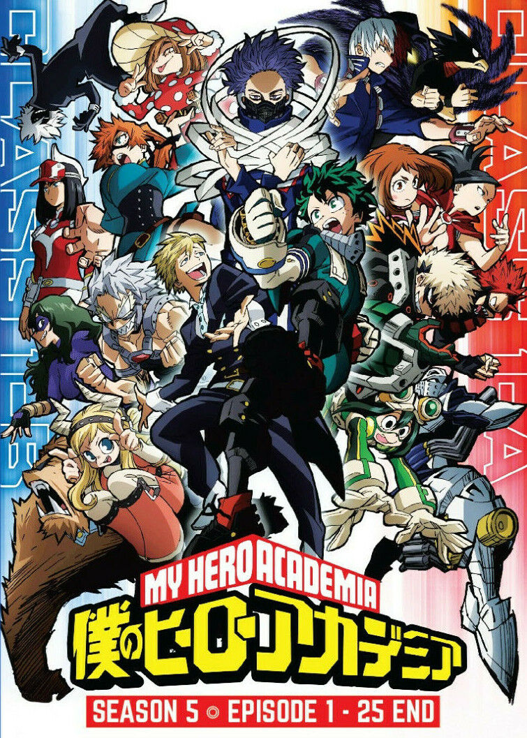 ENGLISH DUBBED Boku no Hero Academia SEASON 6 (Vol.1-25 End) DVD All Region