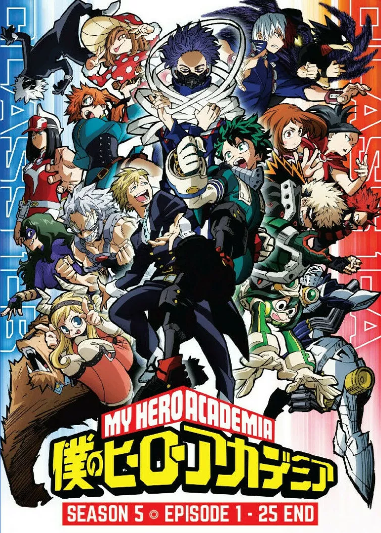 ENGLISH DUBBED Boku no Hero Academia Season 5 (VOL.1 - 25 End) DVD All  Region