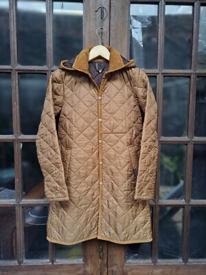 Vintage LAVENHAM England Coat Quilted Jacket Size 36 Small Women