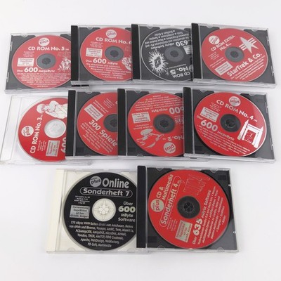 Commodore Amiga PLUS CD-ROM Konvolut bestehend aus 10 CDs