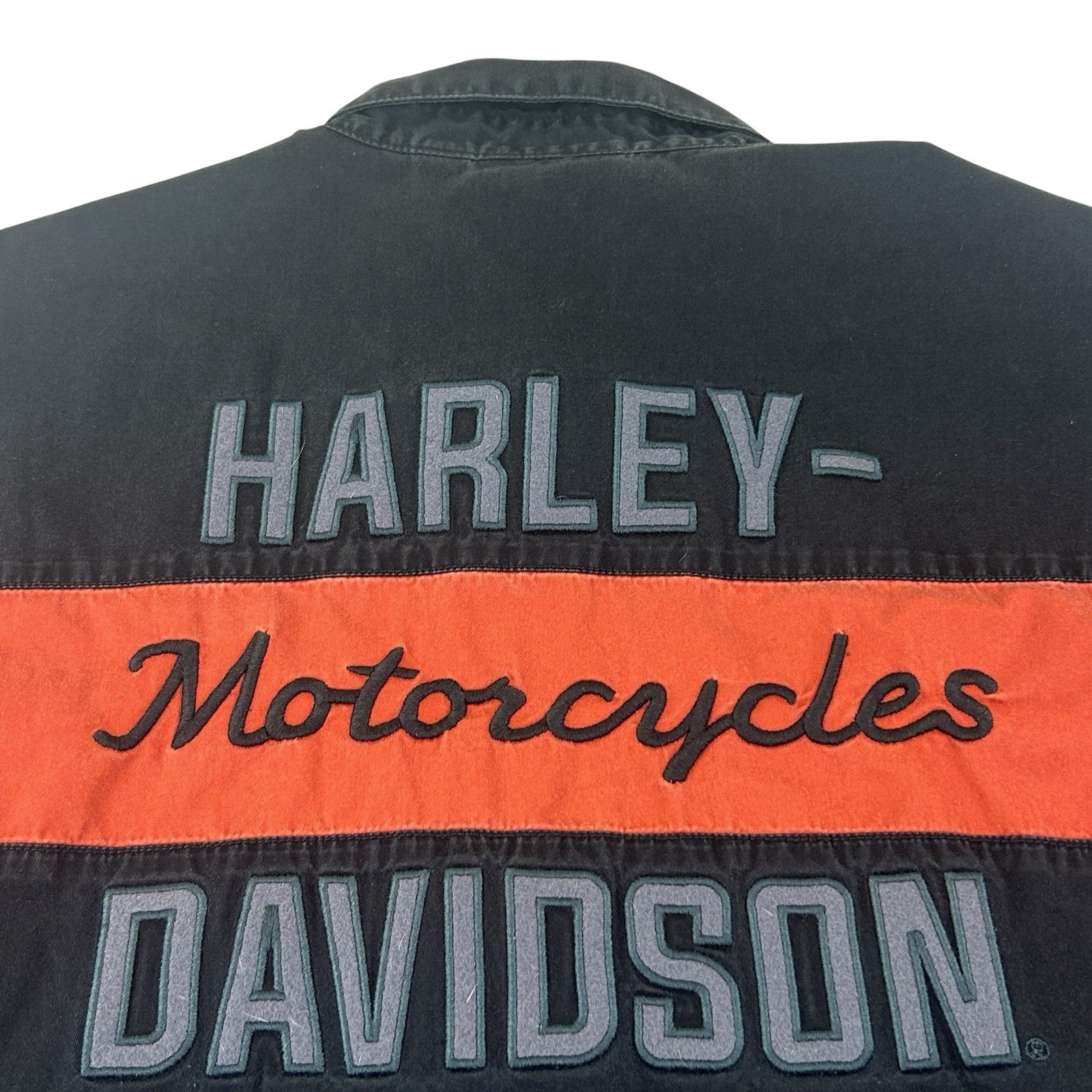 Harley Davidson Copperblock Button Down Woven Log… - image 6
