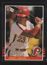 1985 Donruss Baseball #407 - Greg Gross - Philadelphia Phillies  85-394