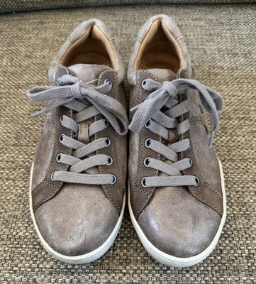 Montana Artisan Crafted Suede Women's Metallic Brown Lace Up Sneakers Size 8M