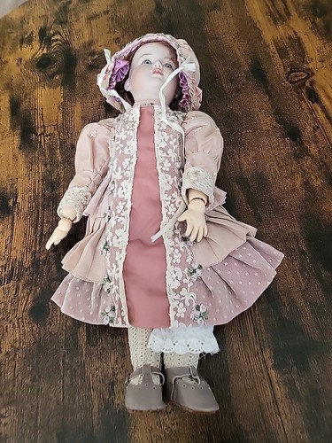 Rare Antike Porzellanpuppe Puppe Beweglich Gliederpuppe Simon & Halbig