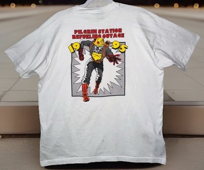 Vintage 1995 Pilgrim Nuclear Power Station Refueling Outage T-Shirt XL USA FOTL