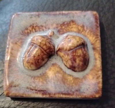 Terrapin Tile Art Studio 3D ACORN 1.75 x 1.75 Arts Crafts Fall Halloween Decor