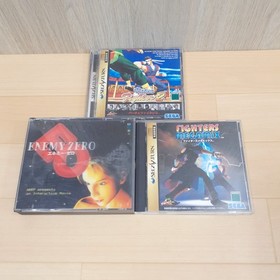 Sega Saturn console bundle with 3 games, 1 controller & cables Japan white