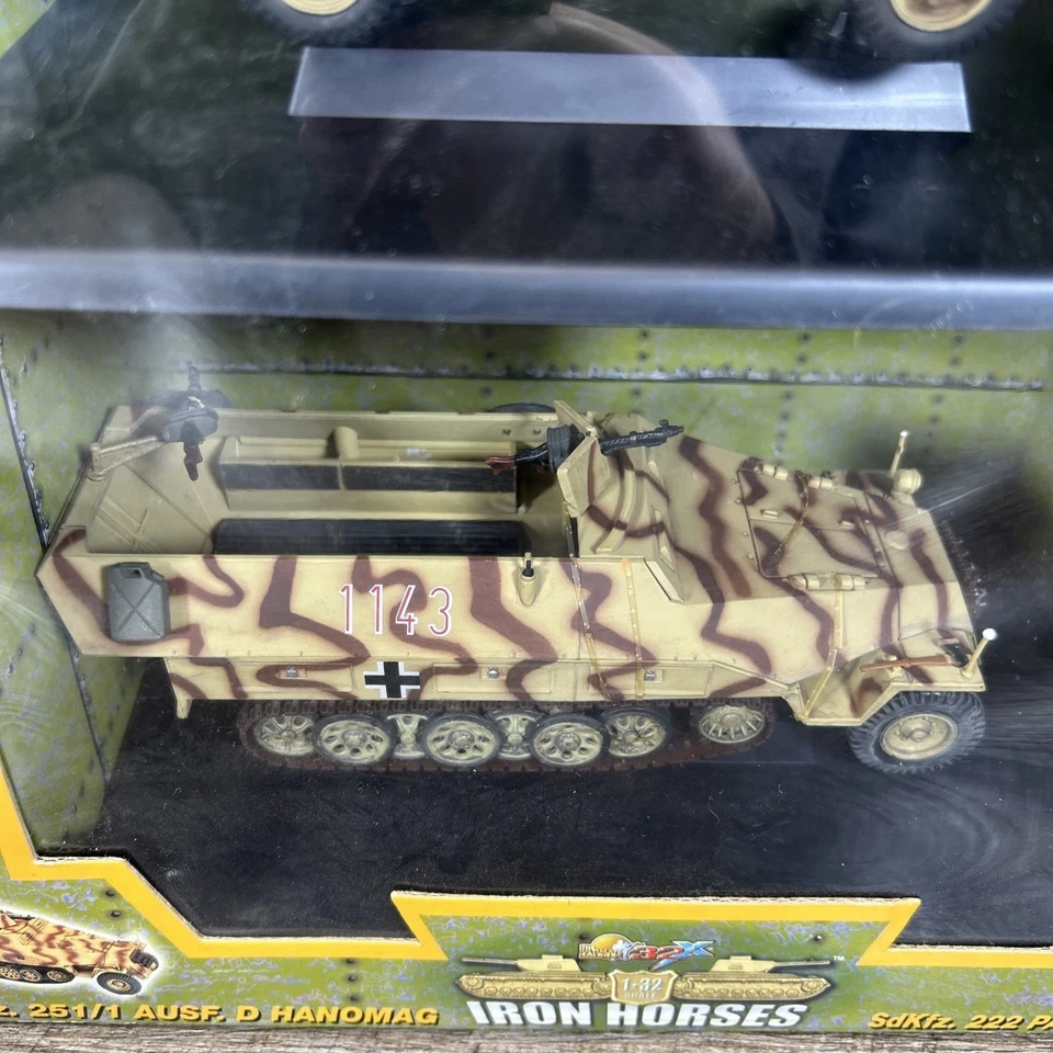 21st Century Toys - Iron Horses 1/32 Scale- SDKFZ. 251/1 & SDKFZ. 222 - Image 3 of 4