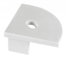 LED Tape End Cap With Cable Entry For 20mm x Profiles Integral ILPFA181