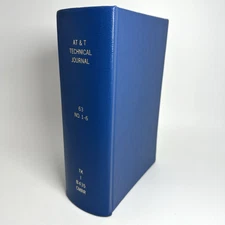 AT&T Bell Labs Technical Journal Vol 63 Nos 1-6 1984 Bound Telecom Research Book