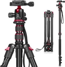 Tripod for , Professional DSLR Tripod, Expandable to 210 cm Monopod, with 360...