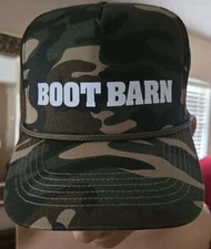 Brand New Boot Barn "Keep West" Camouflage Trucker Hat