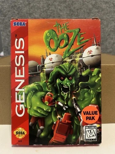 Sega Genesis The Ooze Complete In Box And Shadowrun Game Only
