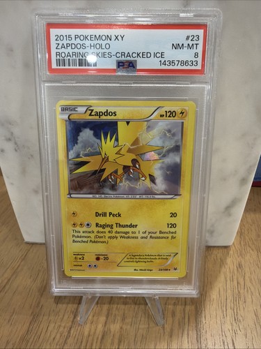 Zapdos graded PSA 8 for sale on eBay