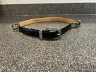 Vintage Brighton - Black Women's Belt With Silver Buckle - Size M — photo 2