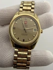 Omega Seamaster Chronometer f300 Hz Electronic 1250 Vintage Gold Tone Watch Runs