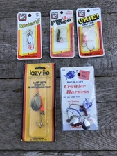 Fishing Lure Lot. Mister ‘J’, Super Duper, OKIE Drifter, Lazy Ike, Unused Lures