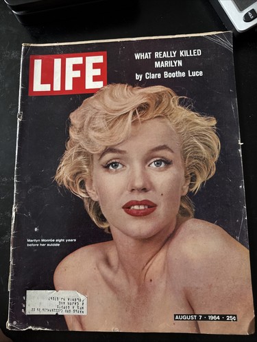 August 7, 1964 Life Magazine Marilyn Monroe ~ What Really Killed Marilyn