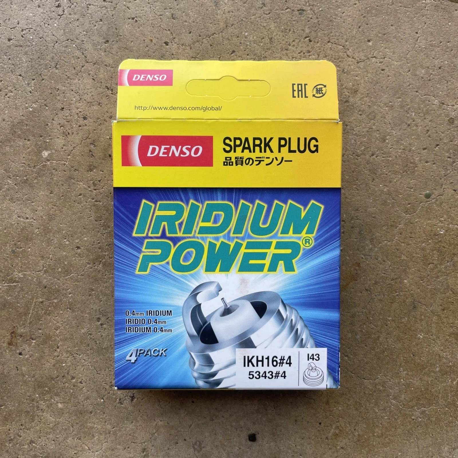 4x DENSO IKH16 Iridium Spark Plugs 5343 Genuine OEM Performance  NEW