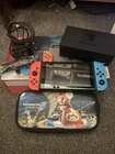 Nintendo Switch Console with Neon Blue/Neon Red Joy-Con Controllers, 2017