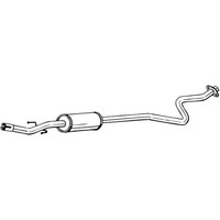 Bosal MittelschalldäMpfer SchalldäMpfer FüR Toyota Yaris SCP1_ NLP1_ NCP1_