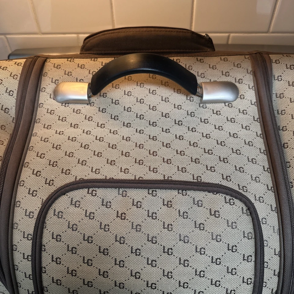 Estuche rodante de viaje vintage Lori Greiner Weekender muy bonito Foto 2 de 4