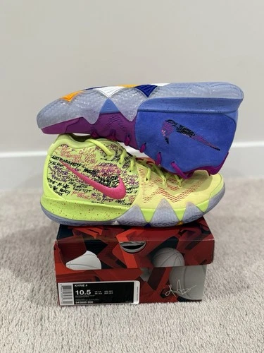 Brand New Nike Kyrie 4 Confetti Size 10.5 W/ Box OG What The 100% Authentic