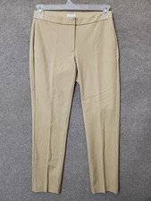 J Jill Premium Bi Stretch Dress Pants Women 4 Biscotti Beige Career Business NEW